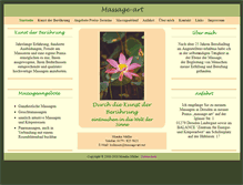 Tablet Screenshot of massage-art.net